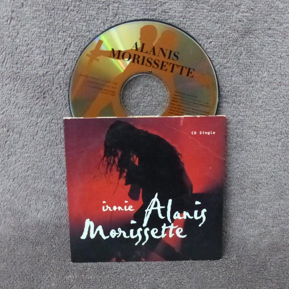 Alanis Morissette Ironic Audio CD Single Maverick 1996 Forgiven Live Rock - Picture 4 of 7